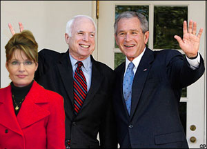 Bush, McCain and Palin’s Holy War