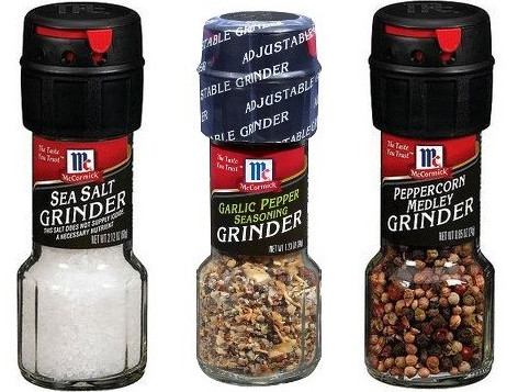 Re-use McCormick Pepper Grinders